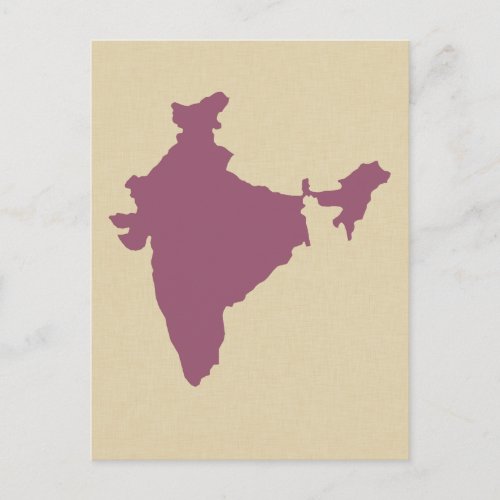 Plum Spice Moods India Postcard