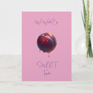Plum Sweet Valentines Card