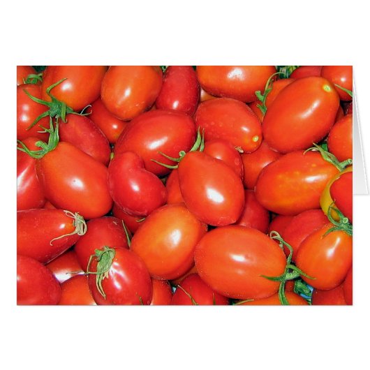 Plum Tomatoes Cards (Front Horizontal)