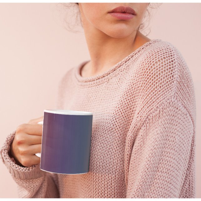 Plum Tranquility - Elegant Plum Teal Gradient Mug  (Mockup 2)