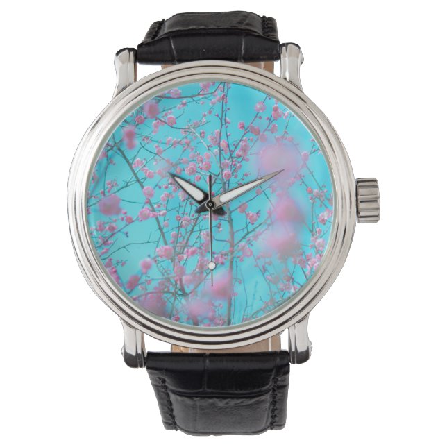 Plum Tree Blossoms Watch (Front)