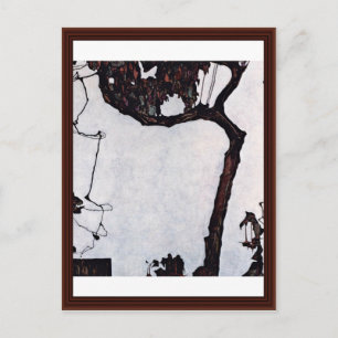 Plum Tree By Schiele Egon Postcard