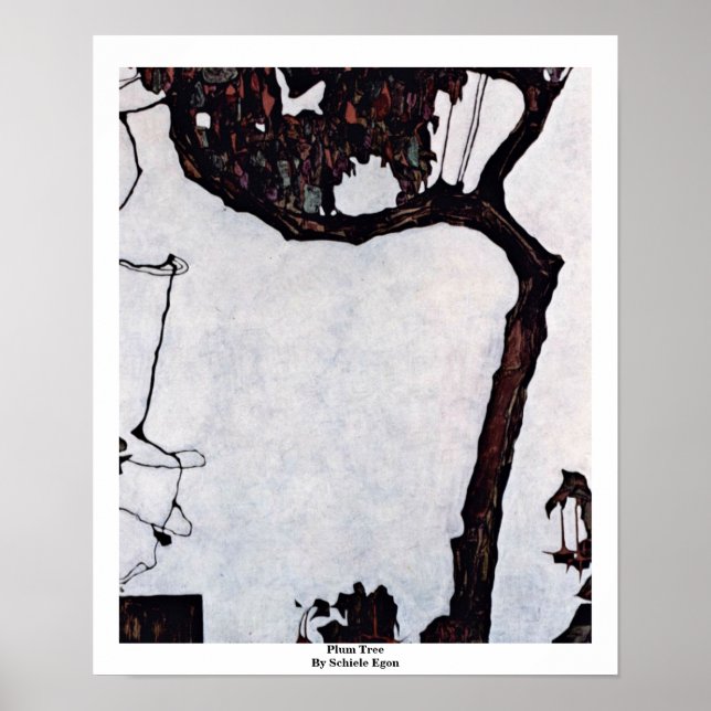 Plum Tree By Schiele Egon Poster (Front)