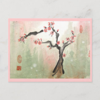 Plum Tree Postcard