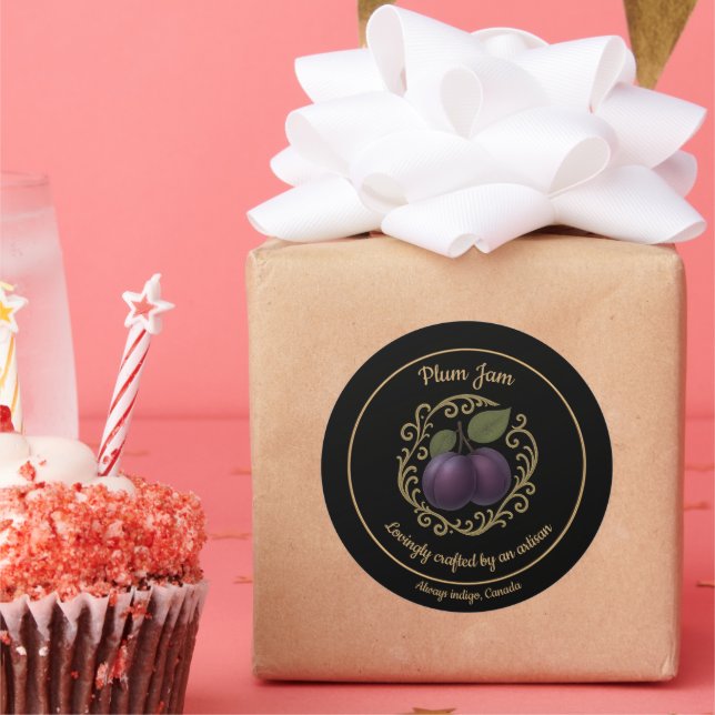 Plum Velvet – Gourmet Jam Label (Party)