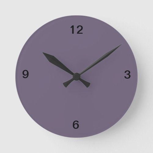 Plum Wall Clock