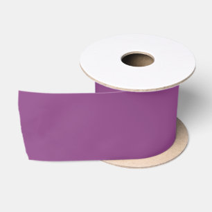 Plum Wide Satin Ribbon