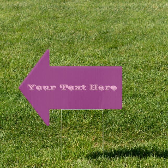 Plum Wine Purple Spring Season Solid Color Sign (Insitu)