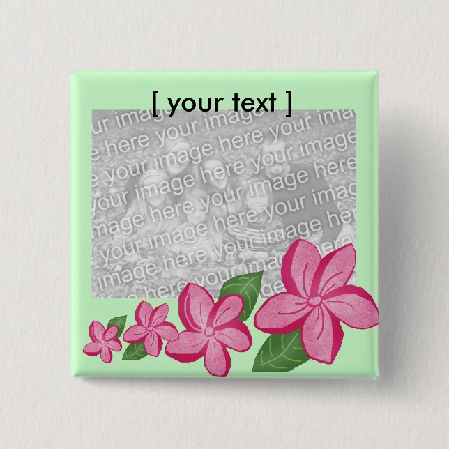 Plumaria template button (Front)