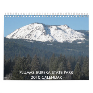 PLUMAS EUREKA STATE PARK  2010 CALENDAR