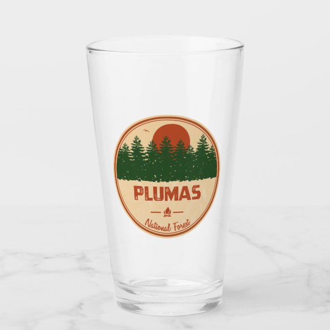 Plumas National Forest Glass (Front)
