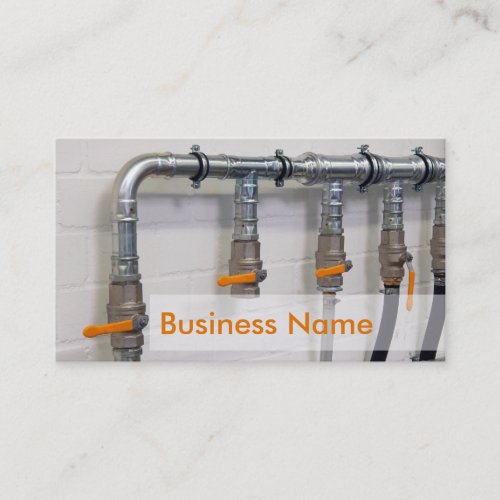 plumber business card