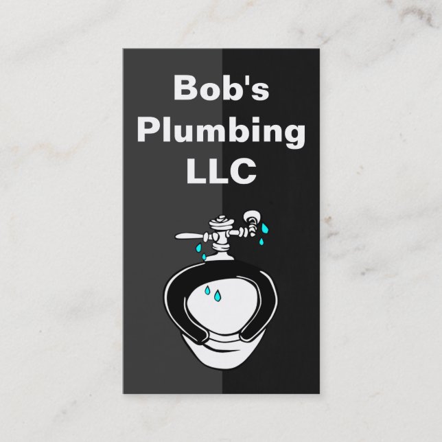 Plumber Business card (Front)