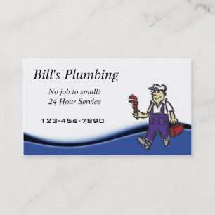 Plumber business card