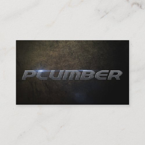 Plumber Business card