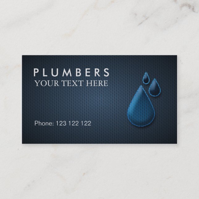 Plumber Business Card (Front)