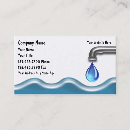 Plumber Business Card