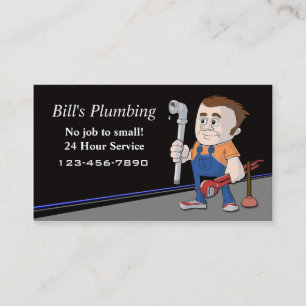 Plumber business card