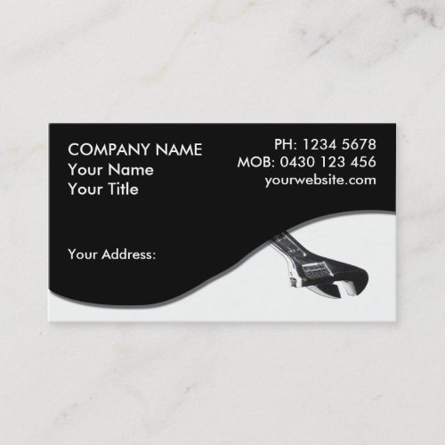 Plumber Business Card