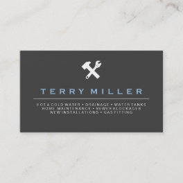 plumber business card / handyman business cards