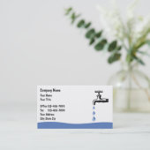 Plumber business cards (Standing Front)