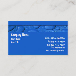 Plumber Business Cards