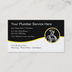 Plumber Business Cards
