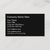 Plumber Business Cards (Back)