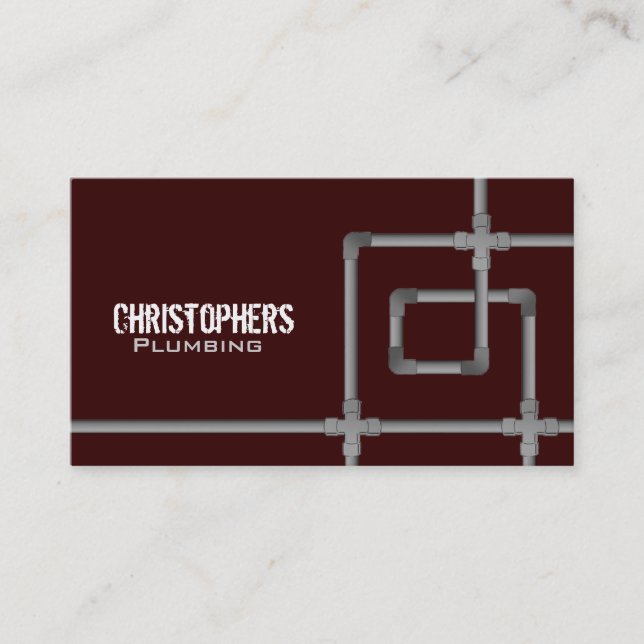 Plumber Business Cards (Front)