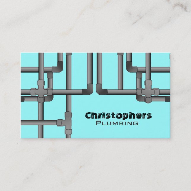 Plumber Business Cards (Front)
