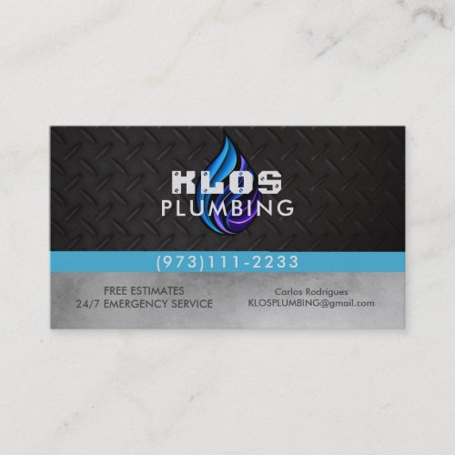 Plumber Business Cards