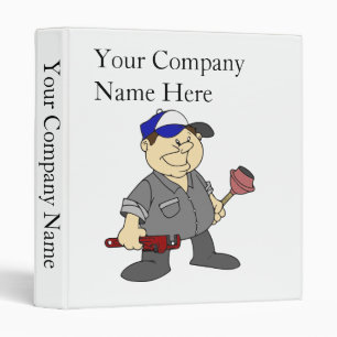 Plumber Business Record Book Binder