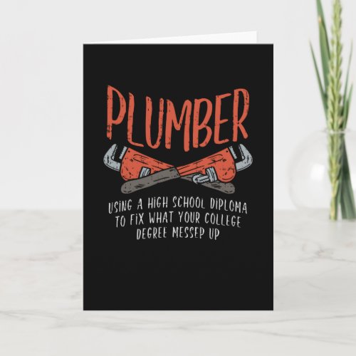 Plumber Card