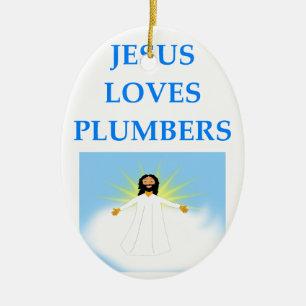 PLUMBER CERAMIC ORNAMENT