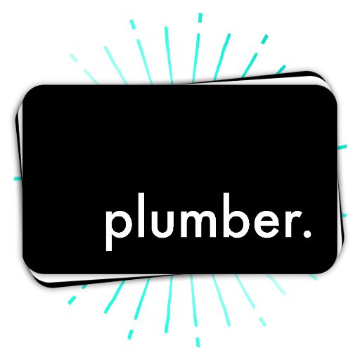 Customizable plumber. (color customizable) business card templates