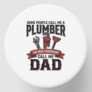 Plumber Dad Vintage Engraving Shirt Design_1 Mini Candle Favors