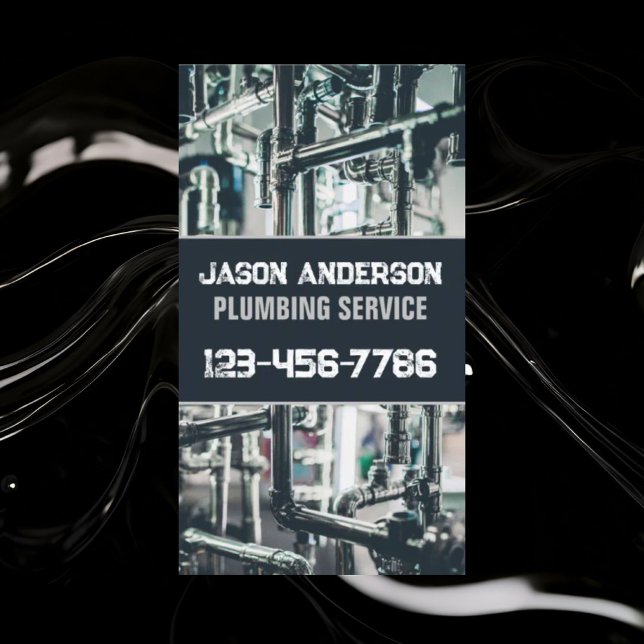 Plumber Faucet Pipe Handyman Pluming Service  Business Card (Plumber Faucet Pipe Handyman Pluming Service Business Card)