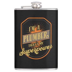 Plumber Gifts Flask