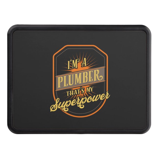 Plumber Gifts Hitch Cover (Front)