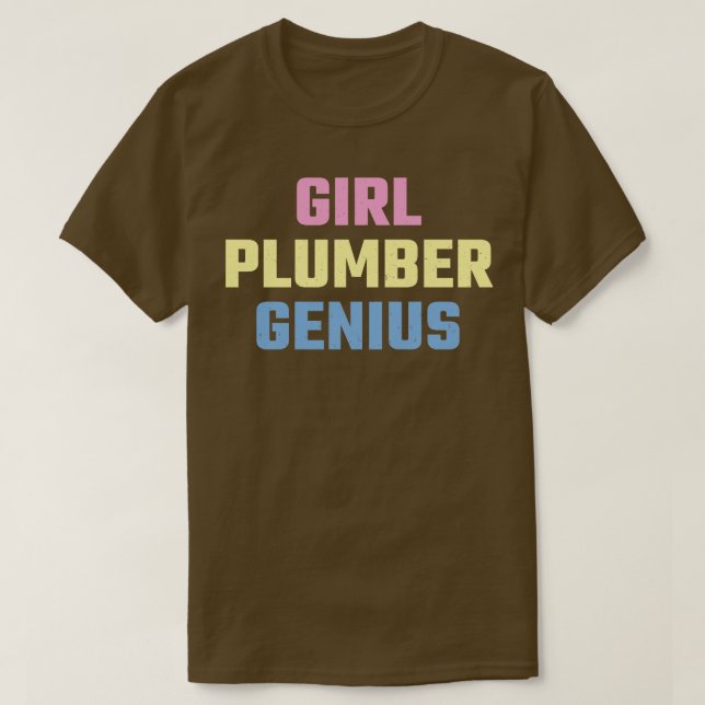 plumber girl T-Shirt (Design Front)