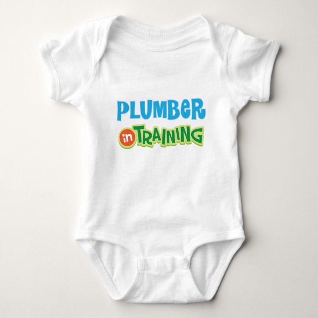 Plumber in Training Kids Shirt (Front)