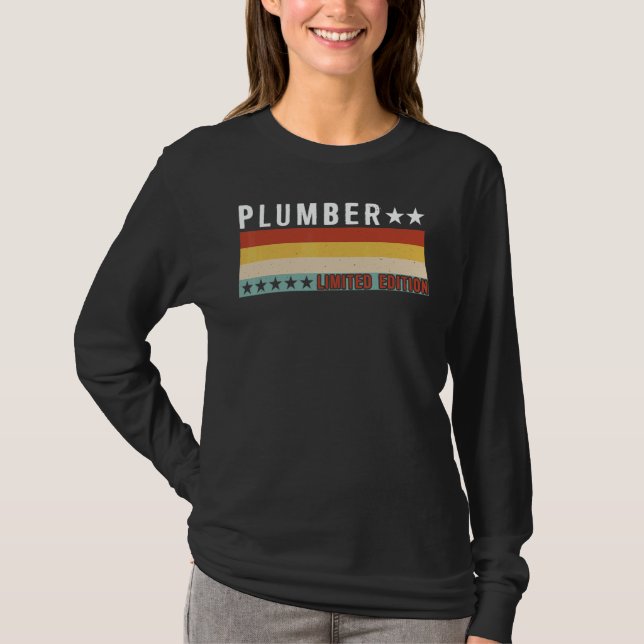 Plumber Job Title Profession Worker Appreciation I T-Shirt (Front)