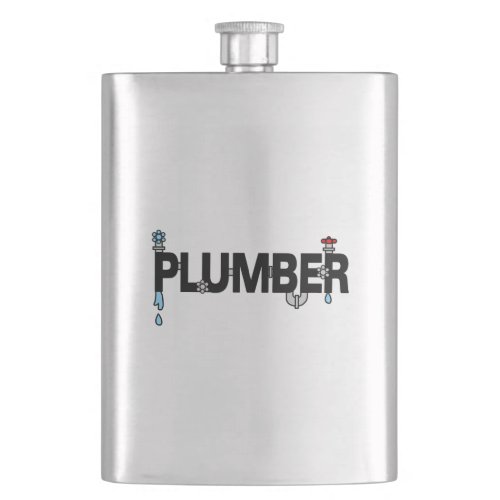 Plumber Pipes Flask