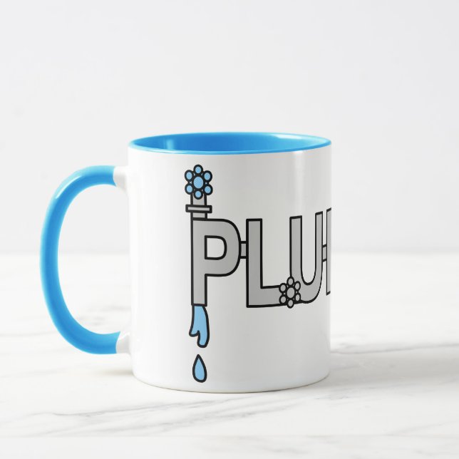 Plumber Pipes Mug (Left)
