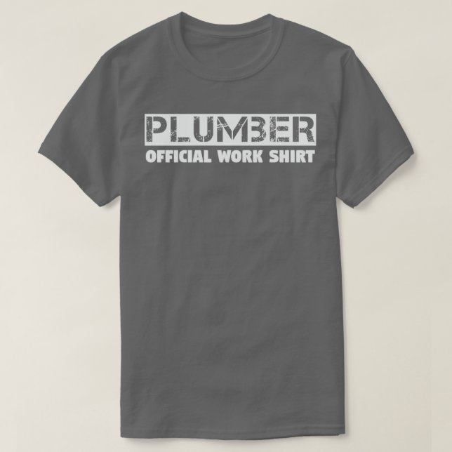 Plumber Plumber Official Work Shirt (Design Front)