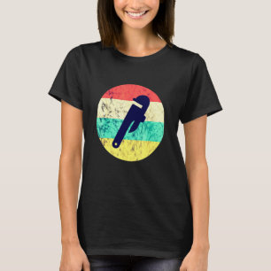Plumber Plumbing Contractor Pipefitter Sunset Pipe T-Shirt