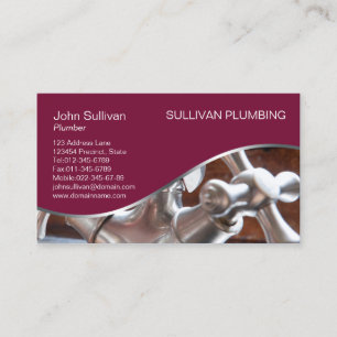 Plumber Plumbing Home Repair Business Card