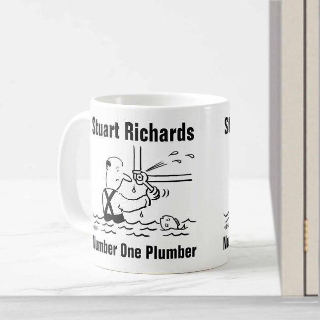 Plumber & Plumbing Personalized Mug (Creator Uploaded)