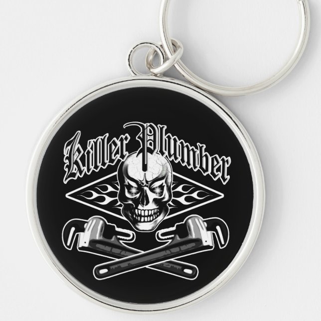 Plumber Skull: Killer Plumber 3.1 Keychain (Front)