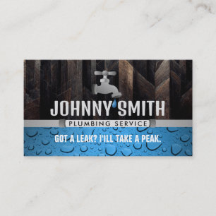 Plumber Slogans Business Cards